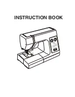 Janome HD2200 Instruction Book preview