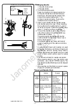 Preview for 18 page of Janome Heavy Duty 1000 Instruction Manual