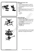 Preview for 20 page of Janome Heavy Duty 1000 Instruction Manual