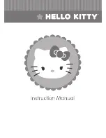 Preview for 1 page of Janome Hello kitty Instruction Manual