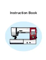 Janome Horizon Memory craft 7700 QCP Instruction Book preview