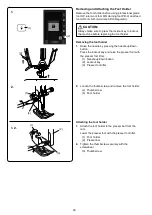 Предварительный просмотр 32 страницы Janome HORIZON Memory Craft 9480 QC PROFESSIONAL Instruction Book