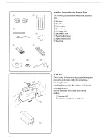 Предварительный просмотр 5 страницы Janome Jem Gold 2 661 Instruction Book