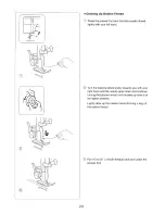 Preview for 26 page of Janome JF 1004 Instruction Book