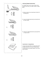 Preview for 28 page of Janome JF 1004 Instruction Book