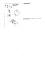 Preview for 36 page of Janome JF 1004 Instruction Book