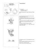 Preview for 40 page of Janome JF 1004 Instruction Book