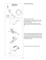 Preview for 48 page of Janome JF 1004 Instruction Book