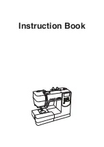 Preview for 1 page of Janome M100QDC Instruction Book