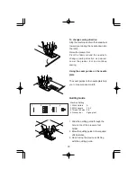 Preview for 24 page of Janome Magnolia 7306 Instruction Book