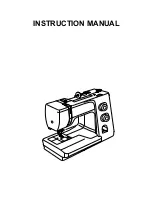 Preview for 1 page of Janome Magnolia 7318 Instruction Manual