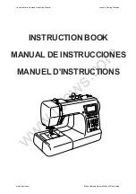 Предварительный просмотр 162 страницы Janome marie osmondqc Instruction Manual