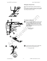 Preview for 10 page of Janome MC 300E - Instruction Manual