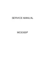 Janome MC6300P Service Manual preview