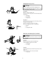 Preview for 14 page of Janome MC6600P Instruction Book