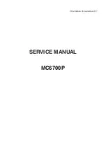 Janome MC6700P Service Manual preview