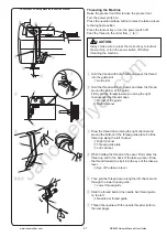 Предварительный просмотр 22 страницы Janome MC8200 Instruction Book