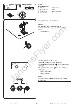 Предварительный просмотр 59 страницы Janome MC8200 Instruction Book