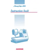 Janome Memory Craft 300E Instruction Book preview