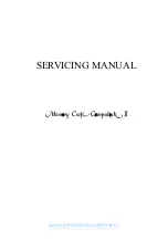 Janome Memory Craft Compulock II Service Manual preview