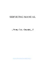 Preview for 1 page of Janome Memory Craft Compulock II Service Manual