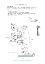 Предварительный просмотр 17 страницы Janome Memory Craft Compulock II Service Manual