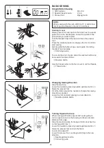 Preview for 22 page of Janome MOD-100 Instruction Book