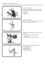 Предварительный просмотр 34 страницы Janome My Lock 744D Instruction Book