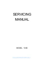 Preview for 1 page of Janome myLock 134D Service Manual