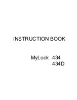 Janome MyLock 434D Instruction Book preview