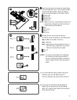 Preview for 29 page of Janome OC 6260 Instruction Book