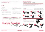 Janome RSS C30 Getting Started Manual предпросмотр