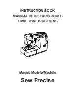 Janome Sew Precise Instruction Book preview