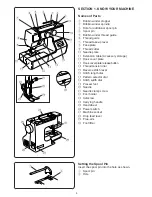 Preview for 4 page of Janome Sewing Machine Manual