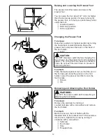 Preview for 12 page of Janome Sewing Machine Manual