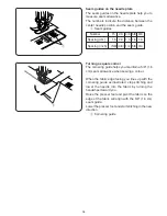 Preview for 34 page of Janome Sewing Machine Manual