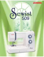 Janome SEWIST 509 Brochure preview