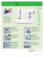 Preview for 2 page of Janome SEWIST 509 Brochure