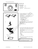 Preview for 58 page of Janome SEWIST 509 Instruction Manual