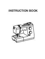 Janome Sewist 725s Instruction Book preview