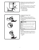 Preview for 11 page of Janome Sewist 725s Instruction Book