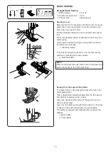 Preview for 23 page of Janome Special Edition DKS30 Instruction Book