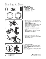 Предварительный просмотр 20 страницы Janome stirling Manual