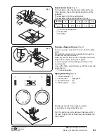 Предварительный просмотр 21 страницы Janome stirling Manual