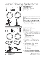 Предварительный просмотр 26 страницы Janome stirling Manual