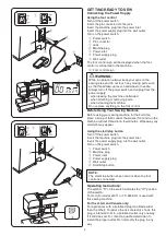 Preview for 7 page of Janome TS200Q Instruction Book