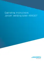 Jansen 499.007 Operating Instructions Manual preview