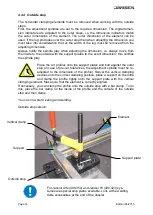 Preview for 18 page of Jansen 499.007 Operating Instructions Manual