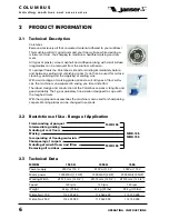 Preview for 6 page of Janser 135SH User Instructions