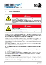 Предварительный просмотр 6 страницы Janser 228856000 Operating Instructions Manual